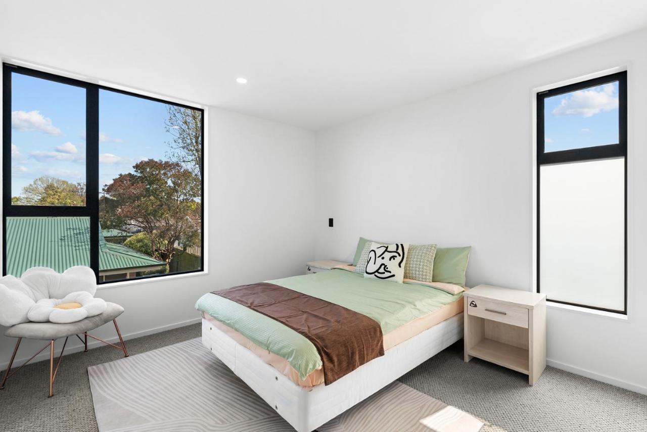 Modern Luxury Suite Near Cbd 3Bed 2Bath Christchurch Exteriör bild